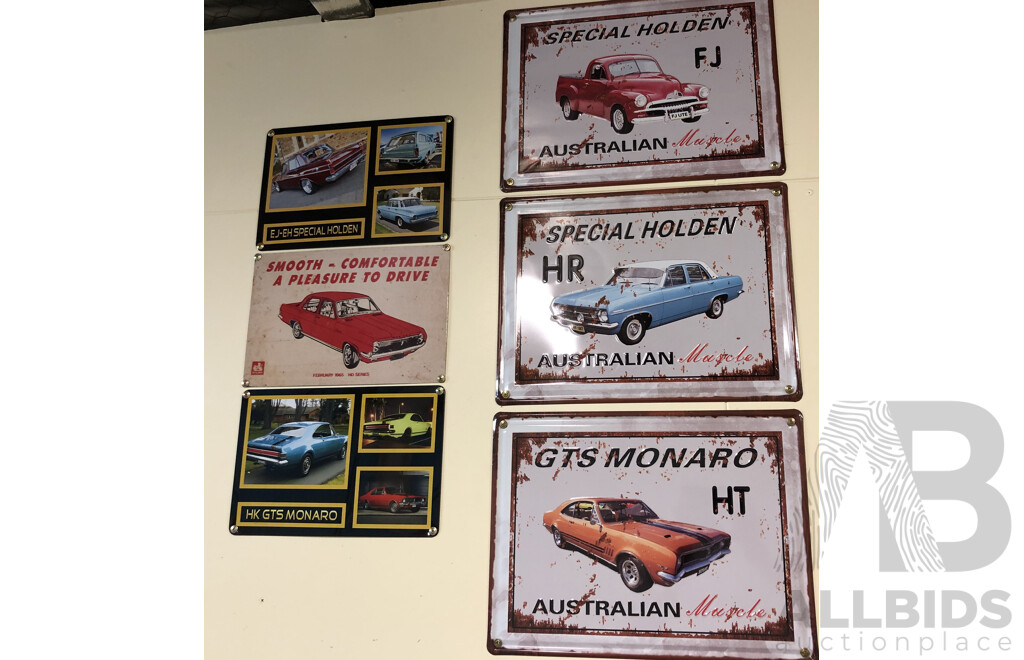 Holden Wall Plaques - Lot of 11