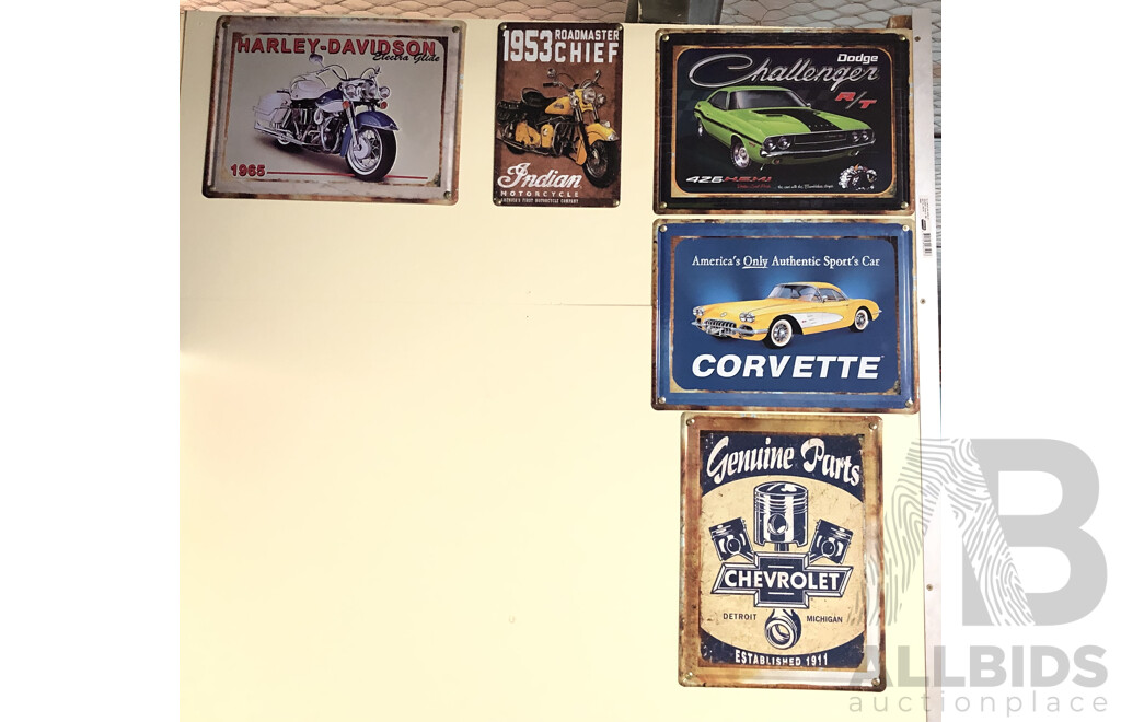 Industrial and Automotive Wall Plaques - Lot of 11