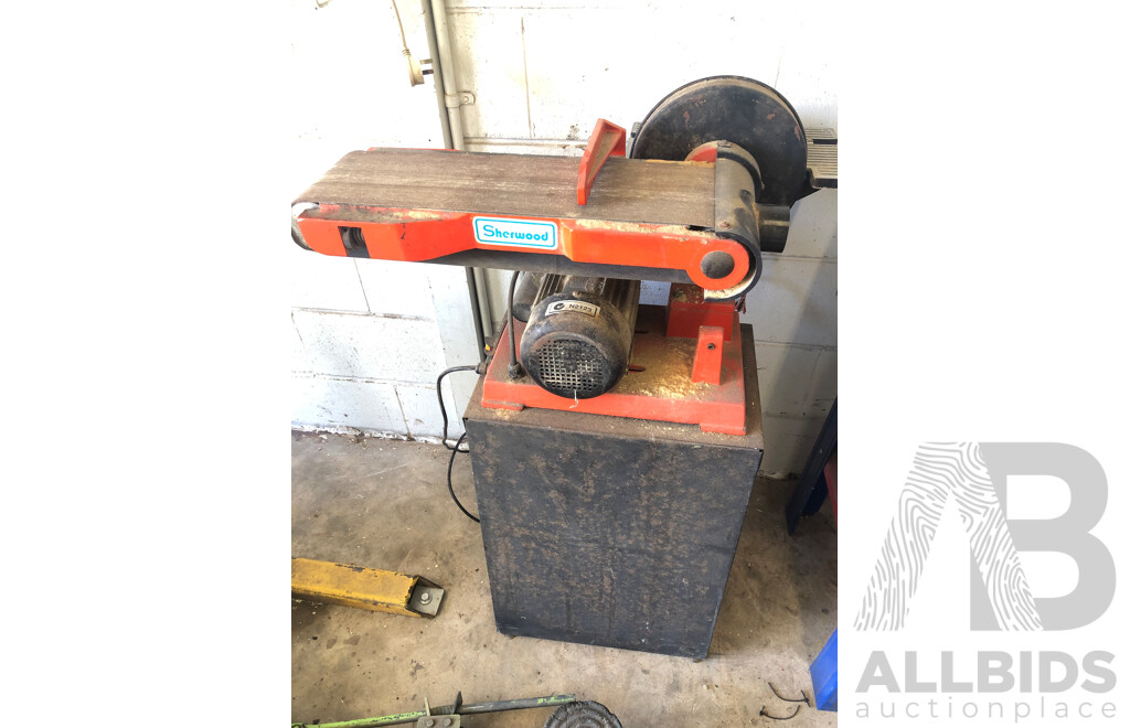 Sherwood 6 Inch Belt and 9 Inch Disc Combination Sander