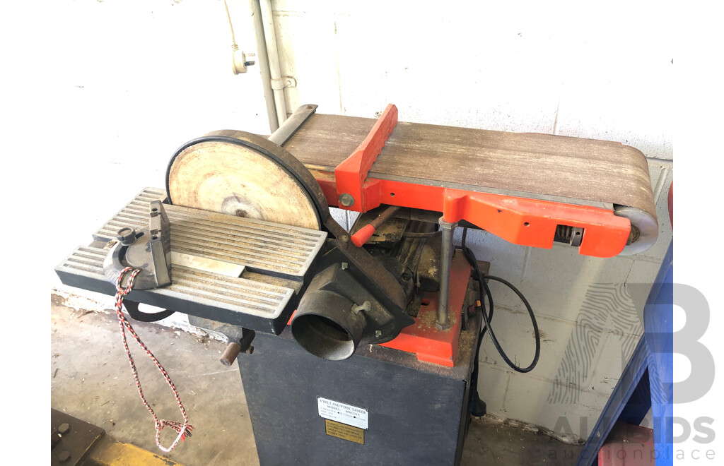 Sherwood 6 Inch Belt and 9 Inch Disc Combination Sander