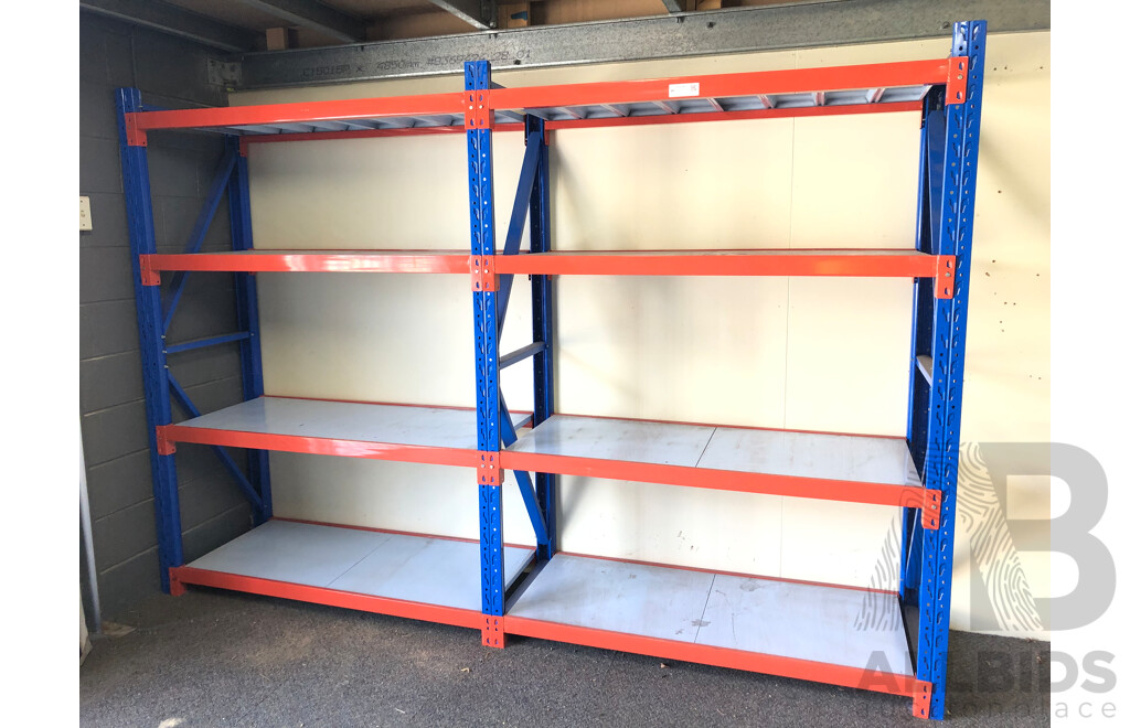 Two Bays of Commercial Shelving