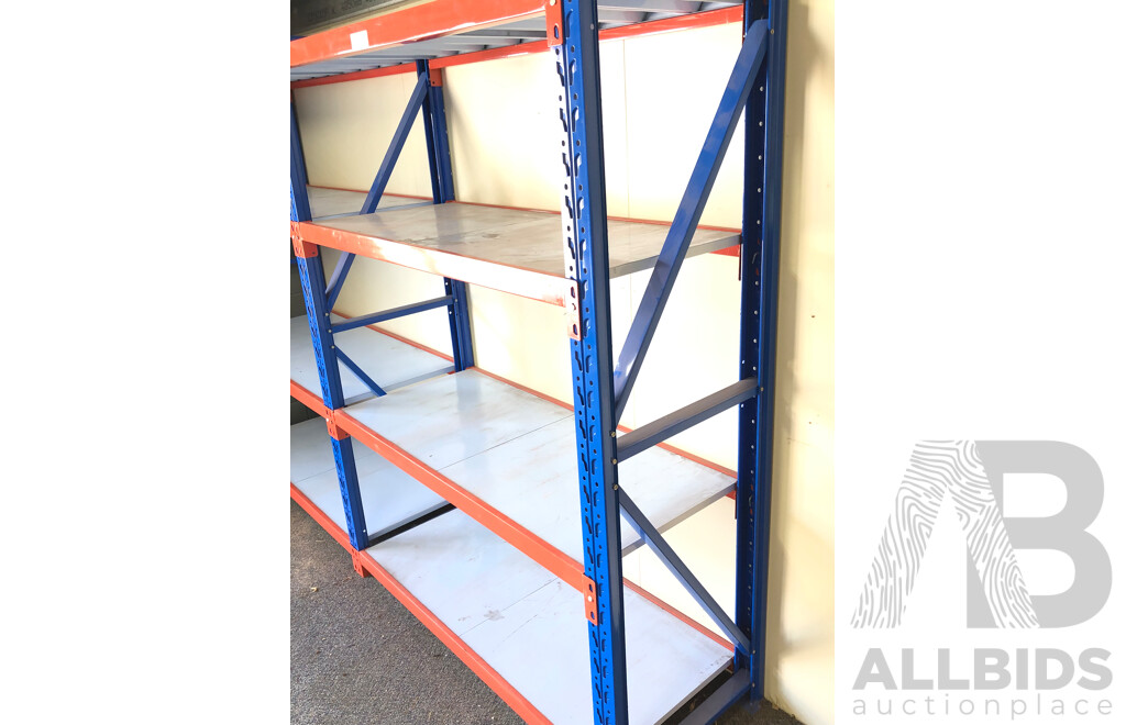 Two Bays of Commercial Shelving
