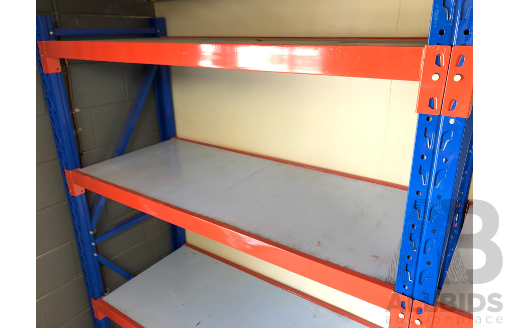 Two Bays of Commercial Shelving