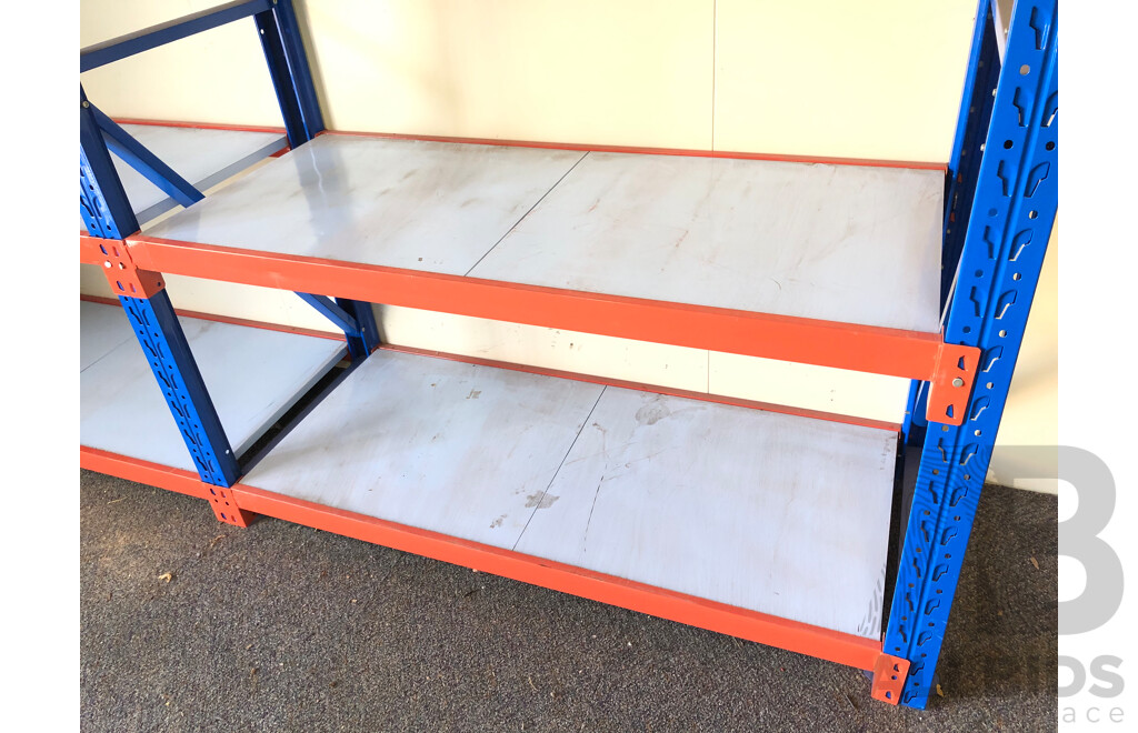 Two Bays of Commercial Shelving