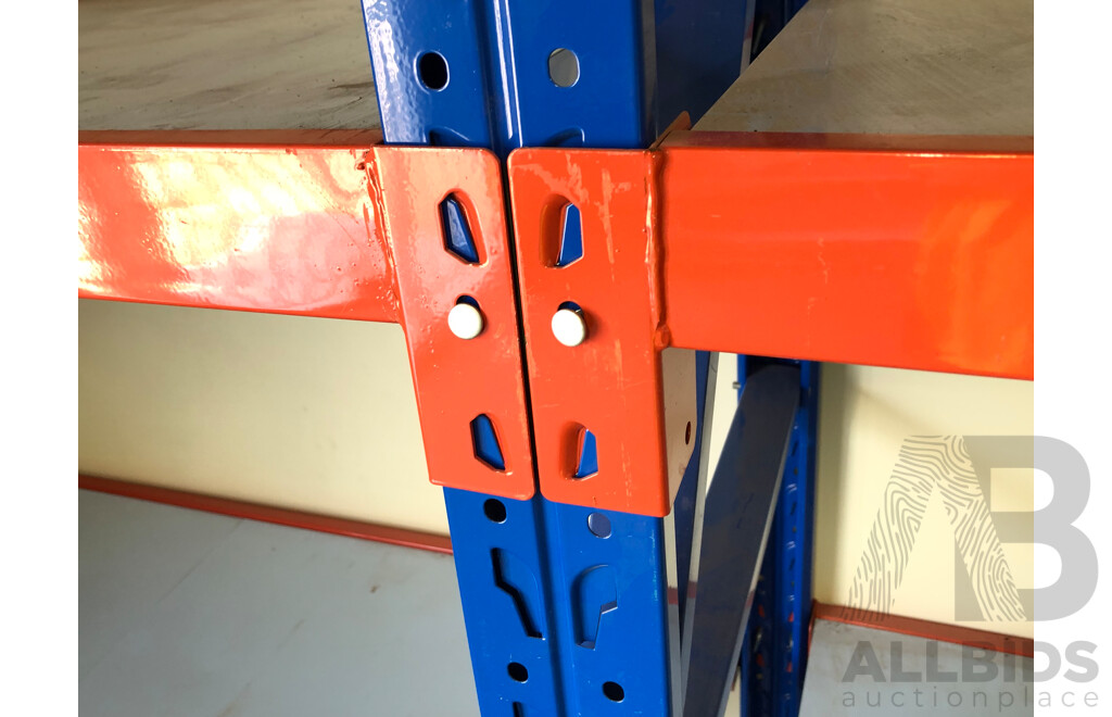 Two Bays of Commercial Shelving