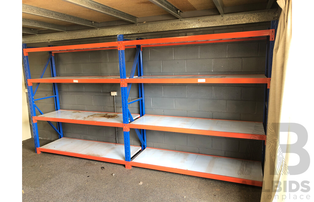 Two Bays of Commercial Shelving