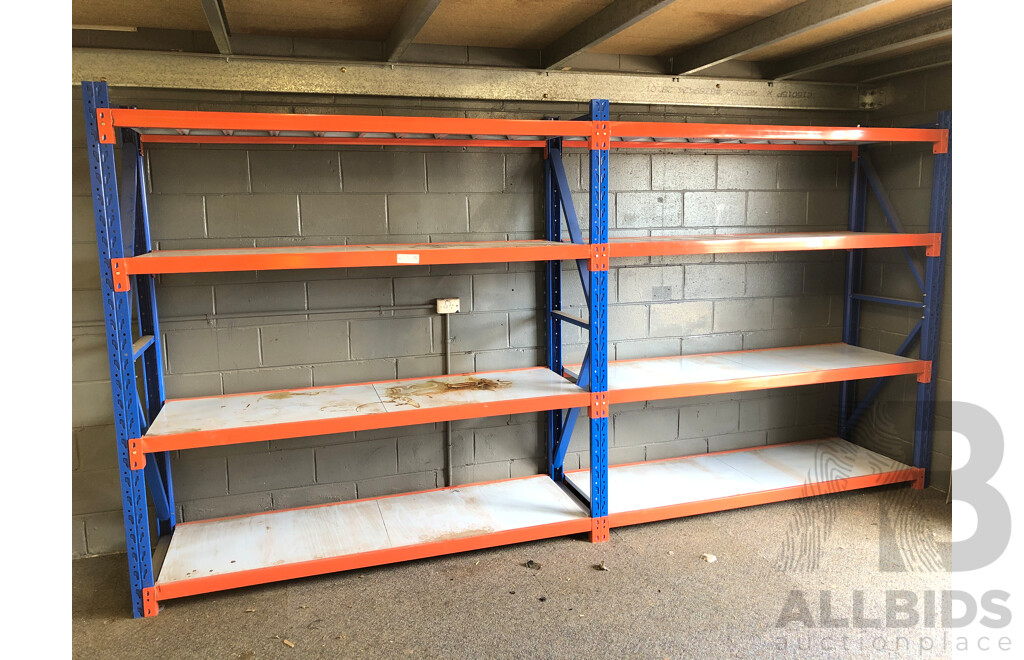 Two Bays of Commercial Shelving