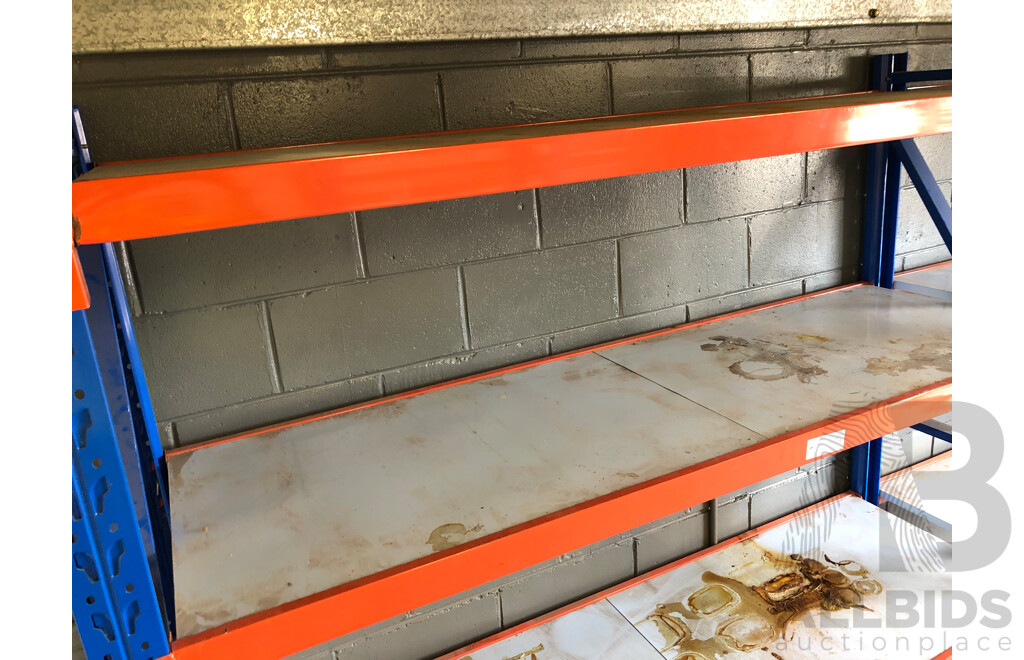 Two Bays of Commercial Shelving