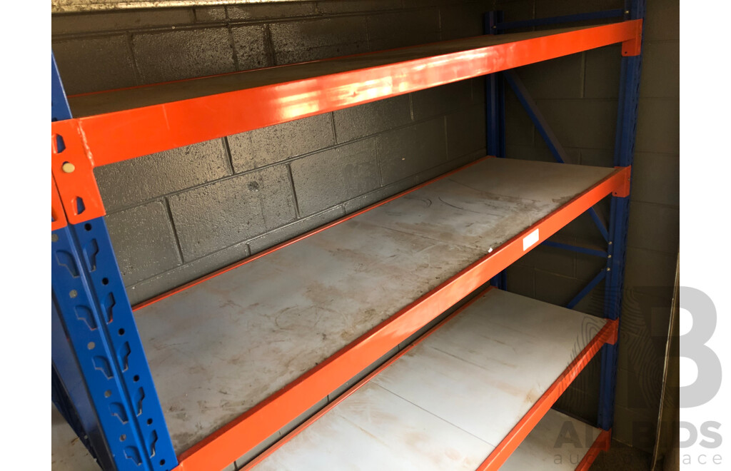 Two Bays of Commercial Shelving