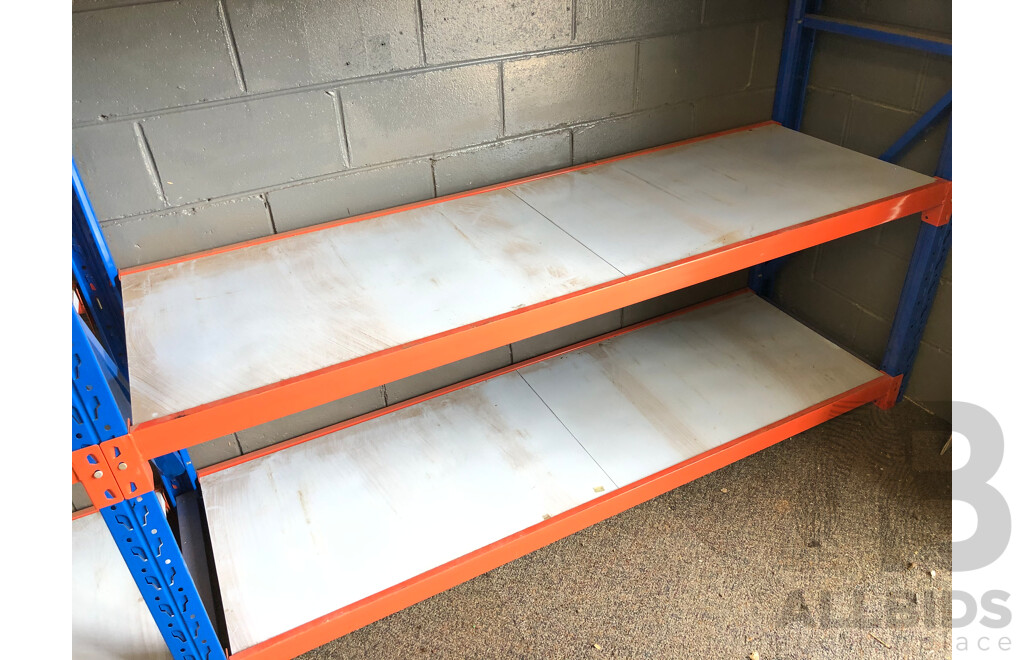 Two Bays of Commercial Shelving