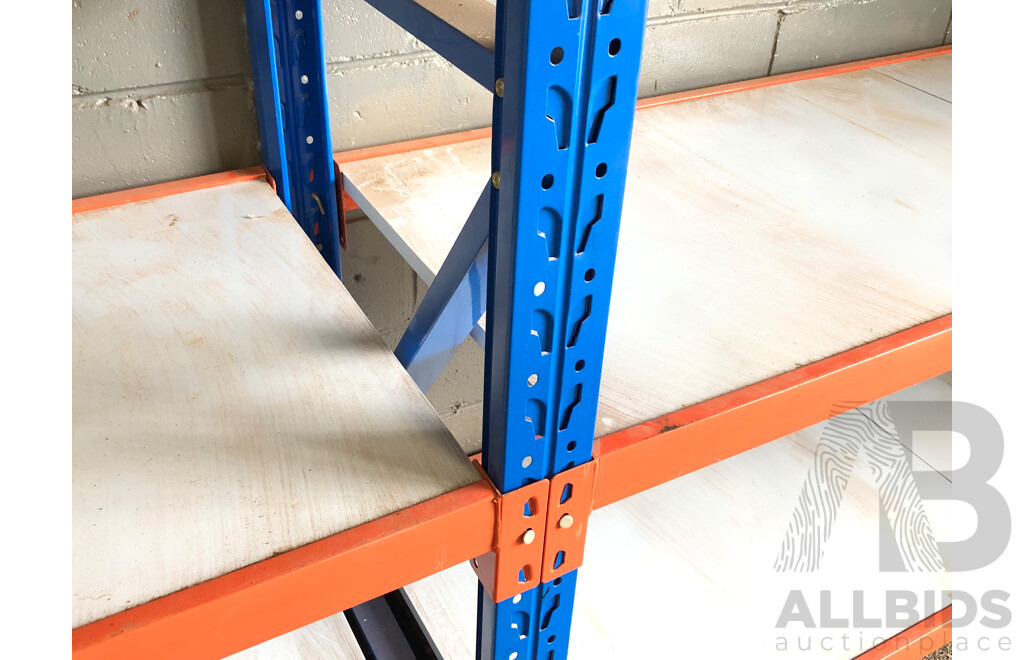 Two Bays of Commercial Shelving