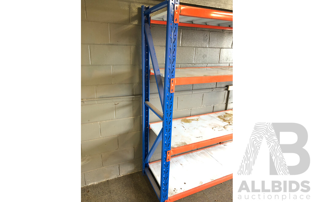 Two Bays of Commercial Shelving