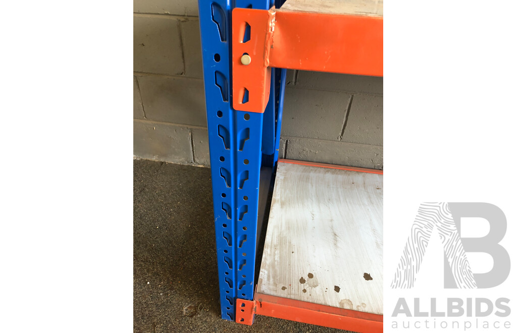 Two Bays of Commercial Shelving