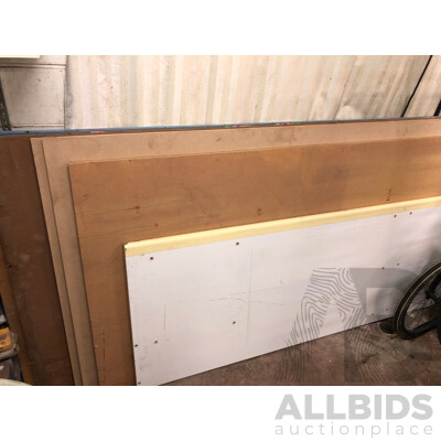 MDF Panels and Laminate Bench Top - Lot of 12