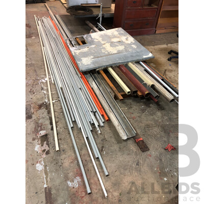 Selection of PVC Conduit and Metal Offcuts -