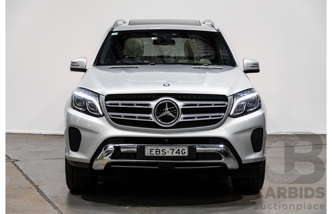 04/2016 Mercedes-Benz GLS350D 4MATIC (AWD) X166 4D Wagon Iridium Silver Metallic Turbo Diesel 3.0L - 7 Seats