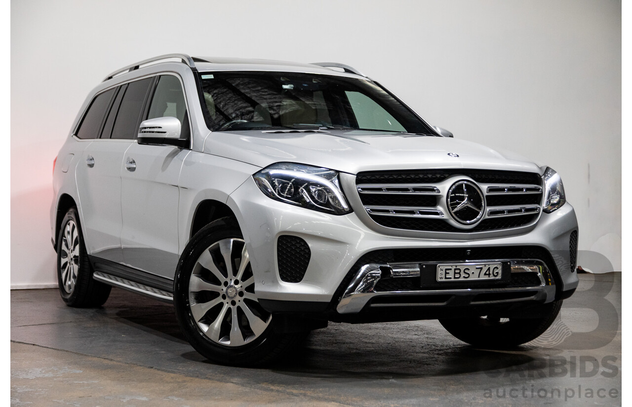 04/2016 Mercedes-Benz GLS350D 4MATIC (AWD) X166 4D Wagon Iridium Silver Metallic Turbo Diesel 3.0L - 7 Seats