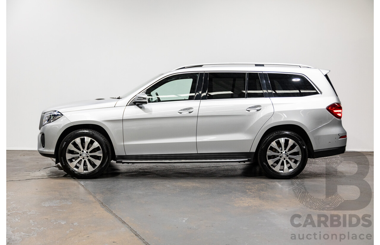 04/2016 Mercedes-Benz GLS350D 4MATIC (AWD) X166 4D Wagon Iridium Silver Metallic Turbo Diesel 3.0L - 7 Seats