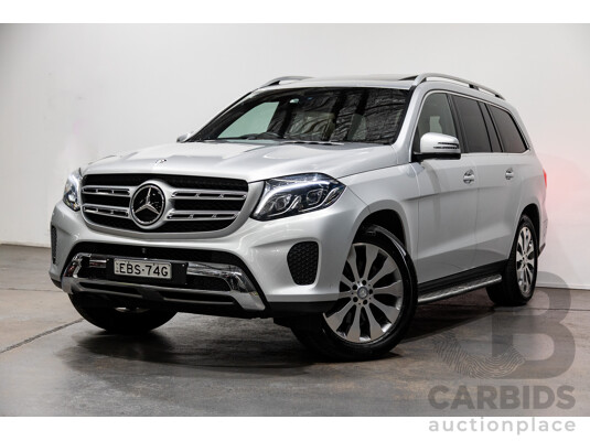 04/2016 Mercedes-Benz GLS350D 4MATIC (AWD) X166 4D Wagon Iridium Silver Metallic Turbo Diesel 3.0L - 7 Seats