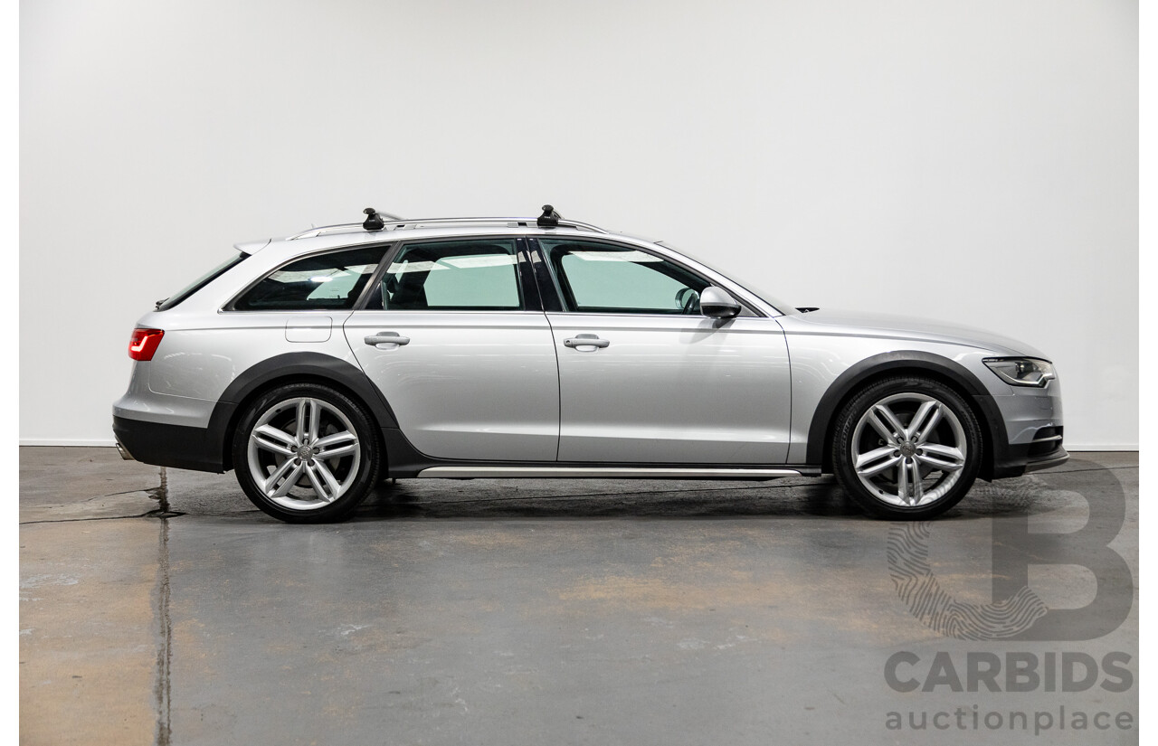 1/2014 Audi A6 Allroad Quattro LE 4GH MY14 4d Wagon Ice Silver Metallic Turbo Diesel 3.0L