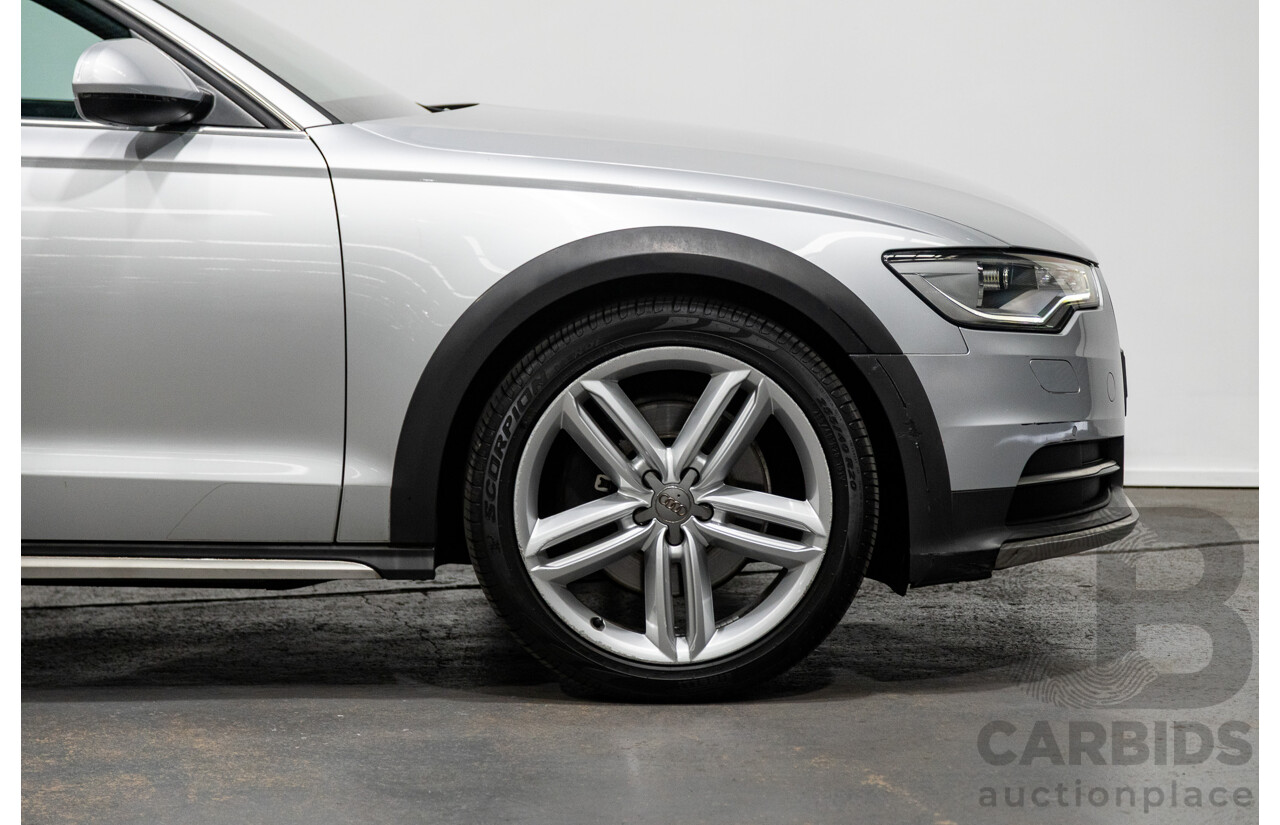 1/2014 Audi A6 Allroad Quattro LE 4GH MY14 4d Wagon Ice Silver Metallic Turbo Diesel 3.0L