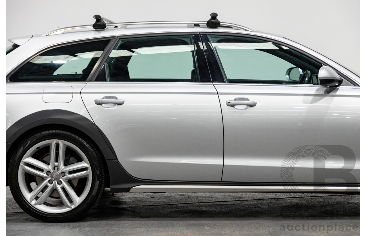 1/2014 Audi A6 Allroad Quattro LE 4GH MY14 4d Wagon Ice Silver Metallic Turbo Diesel 3.0L