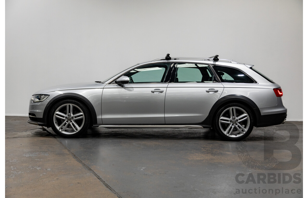 1/2014 Audi A6 Allroad Quattro LE 4GH MY14 4d Wagon Ice Silver Metallic Turbo Diesel 3.0L