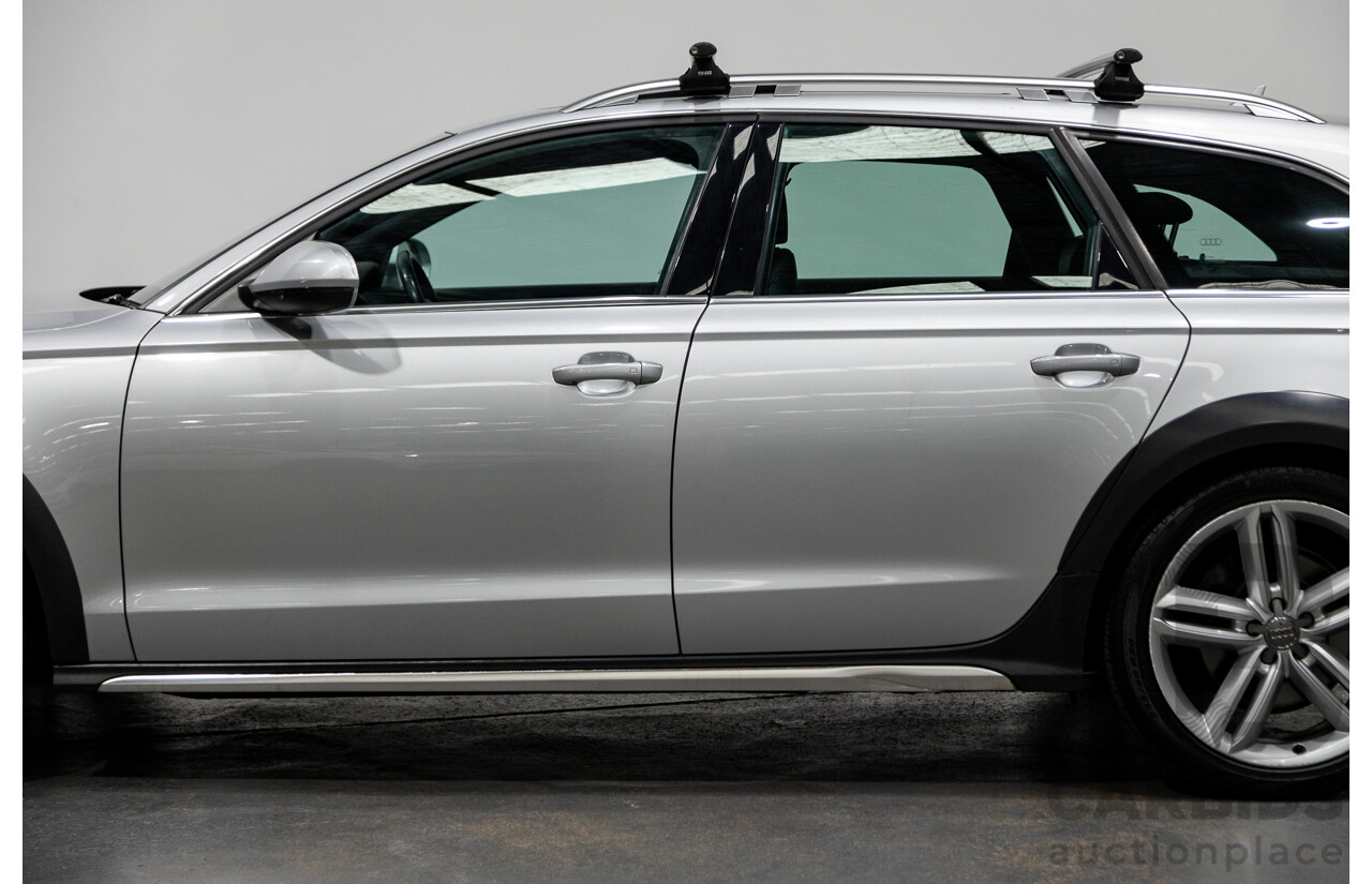 1/2014 Audi A6 Allroad Quattro LE 4GH MY14 4d Wagon Ice Silver Metallic Turbo Diesel 3.0L