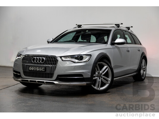 1/2014 Audi A6 Allroad Quattro LE 4GH MY14 4d Wagon Ice Silver Metallic Turbo Diesel 3.0L