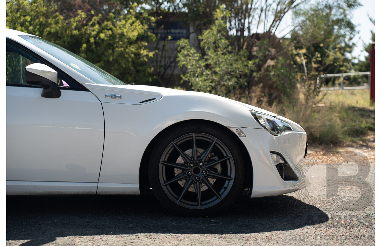 5/2013 Toyota 86 GTS ZN6 2d Coupe Pegasus White Metallic HKS Supercharged 2.0L - Modified