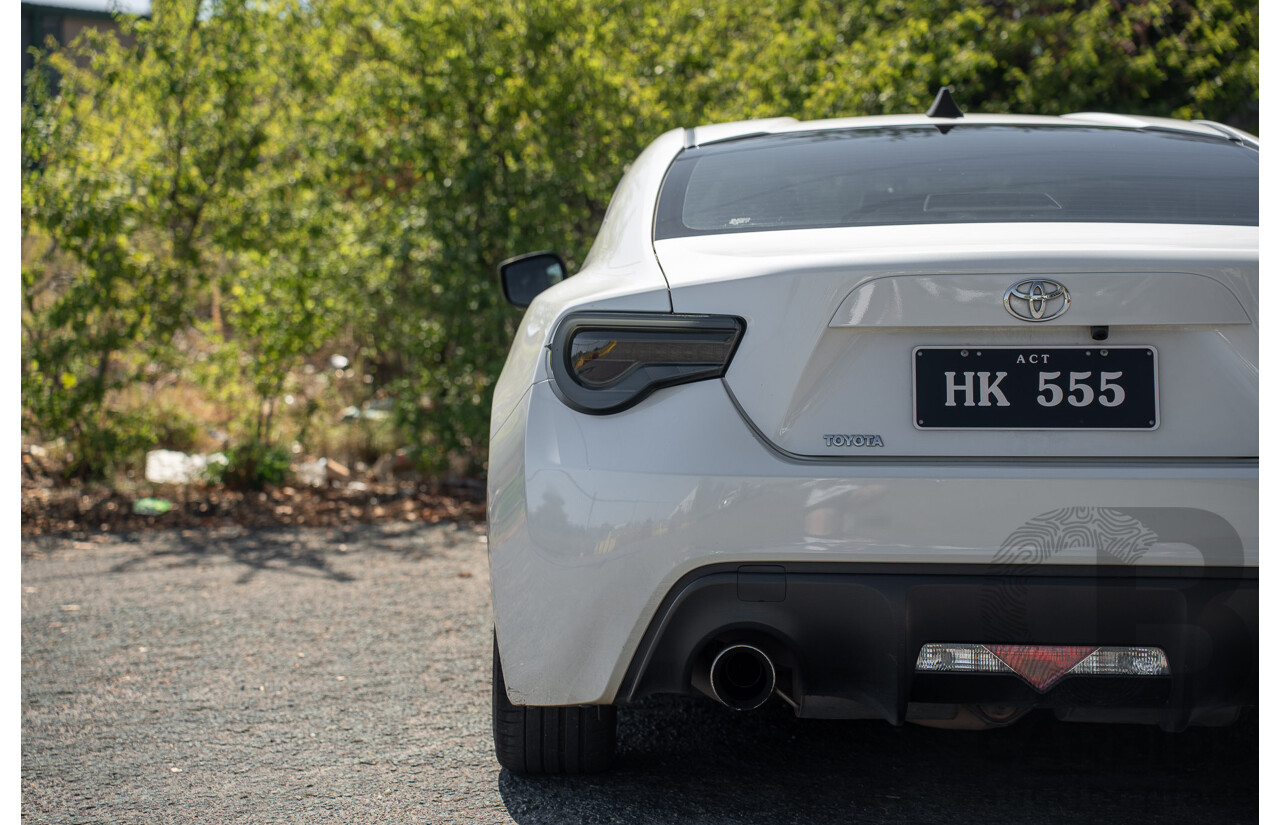 5/2013 Toyota 86 GTS ZN6 2d Coupe Pegasus White Metallic HKS Supercharged 2.0L - Modified