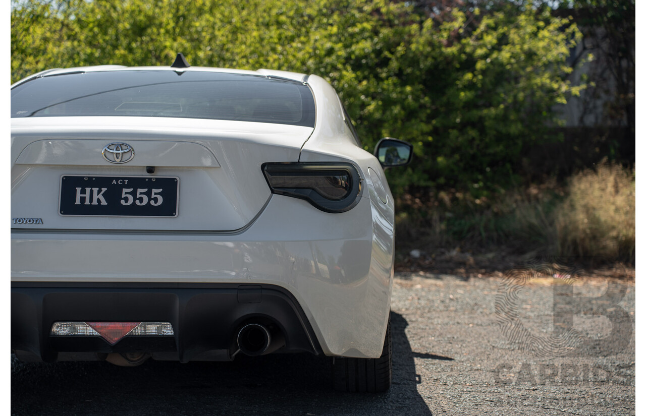 5/2013 Toyota 86 GTS ZN6 2d Coupe Pegasus White Metallic HKS Supercharged 2.0L - Modified