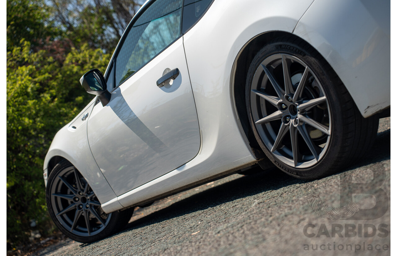 5/2013 Toyota 86 GTS ZN6 2d Coupe Pegasus White Metallic HKS Supercharged 2.0L - Modified