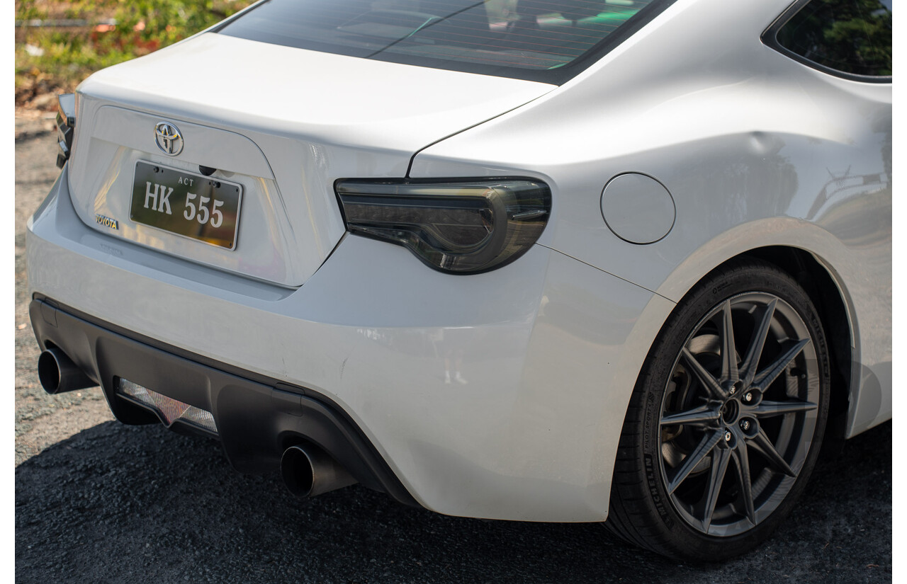 5/2013 Toyota 86 GTS ZN6 2d Coupe Pegasus White Metallic HKS Supercharged 2.0L - Modified