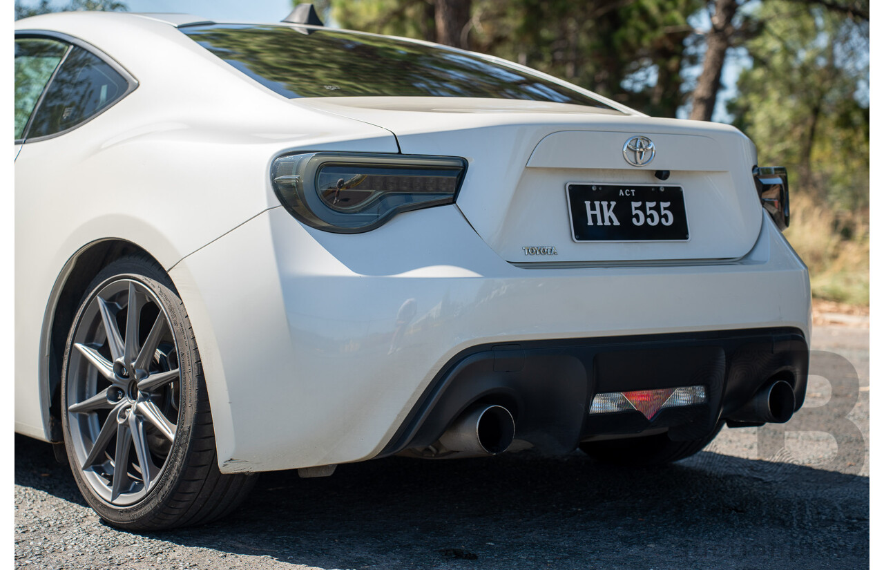 5/2013 Toyota 86 GTS ZN6 2d Coupe Pegasus White Metallic HKS Supercharged 2.0L - Modified