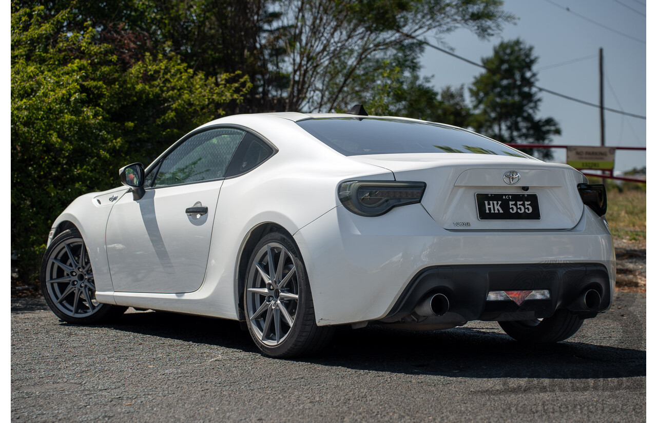 5/2013 Toyota 86 GTS ZN6 2d Coupe Pegasus White Metallic HKS Supercharged 2.0L - Modified