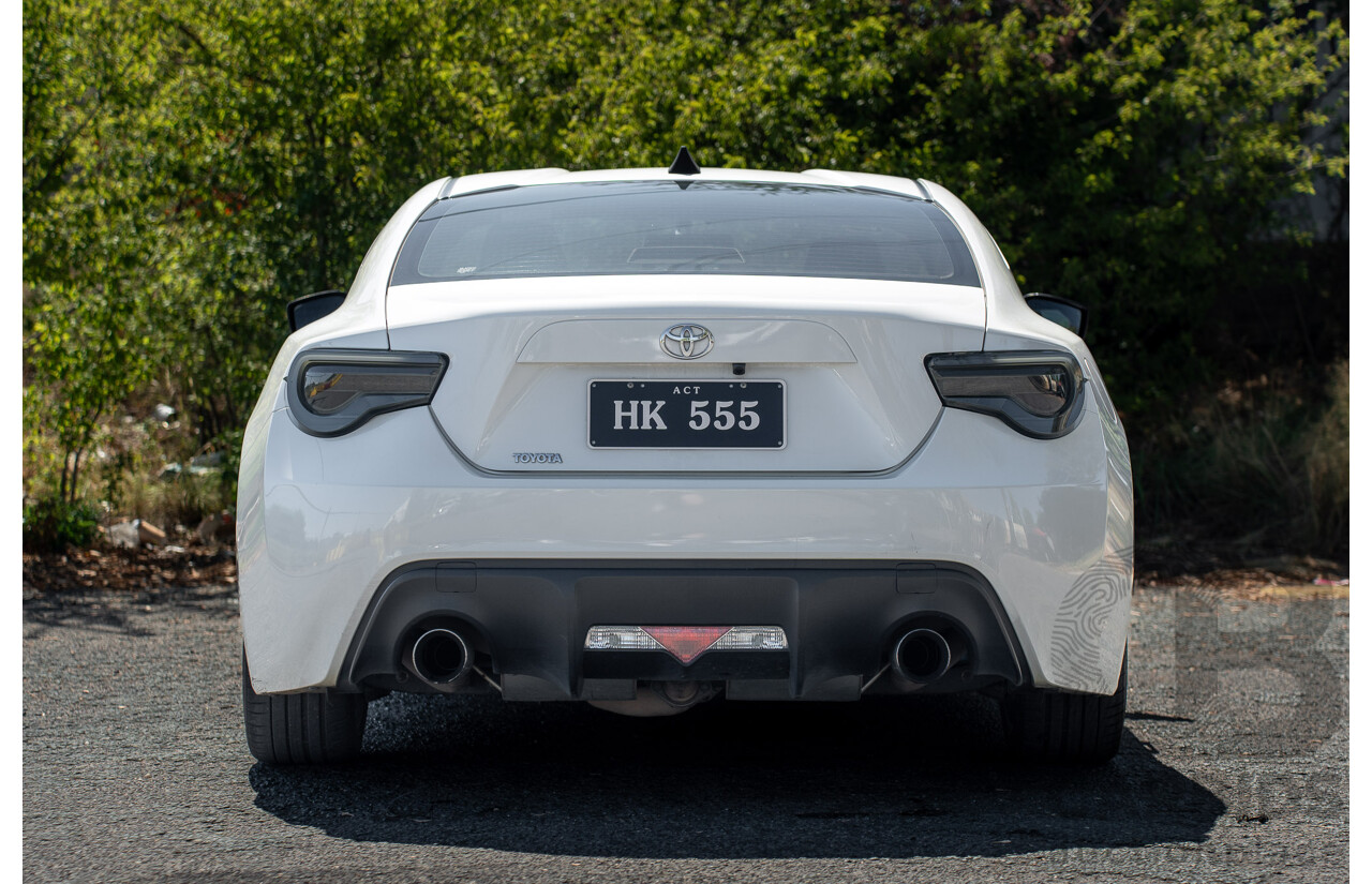 5/2013 Toyota 86 GTS ZN6 2d Coupe Pegasus White Metallic HKS Supercharged 2.0L - Modified