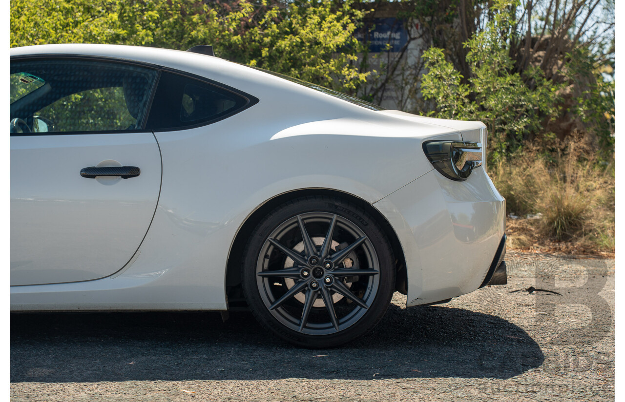 5/2013 Toyota 86 GTS ZN6 2d Coupe Pegasus White Metallic HKS Supercharged 2.0L - Modified