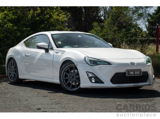 5/2013 Toyota 86 GTS ZN6 2d Coupe Pegasus White Metallic HKS Supercharged 2.0L - Modified