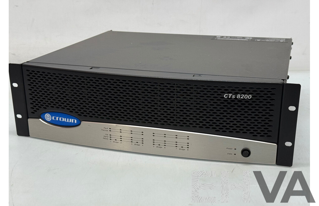 Crown Eight Channel 200 Watt Amplifier