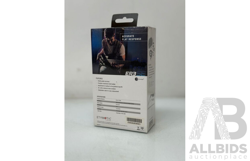 Etymotic ER3SE Earphones - Brand New