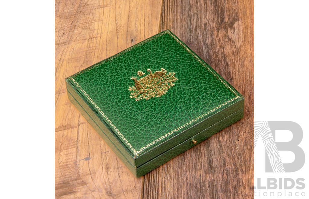 Medallion Presented to Sir Douglas Copland KBE, CMG by The Commonwealth Government Commemorating the Jubilee of the Commonwealth of Australia 1951