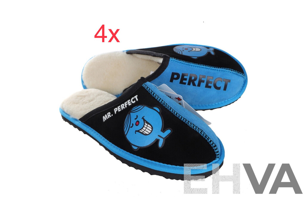 TEAM KICKS MR. PERFECT Unisex Scuff Slippers Size US W11/M10 - Lot of 4