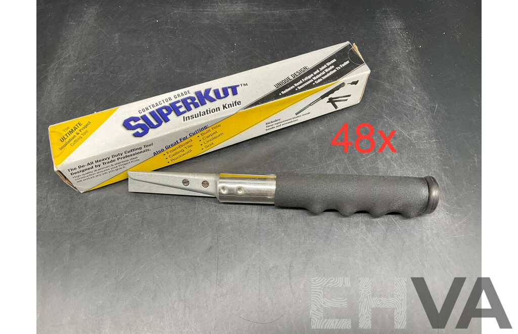 SUPERKUT Contrctor Grade Insulation Knife - Lot of 48