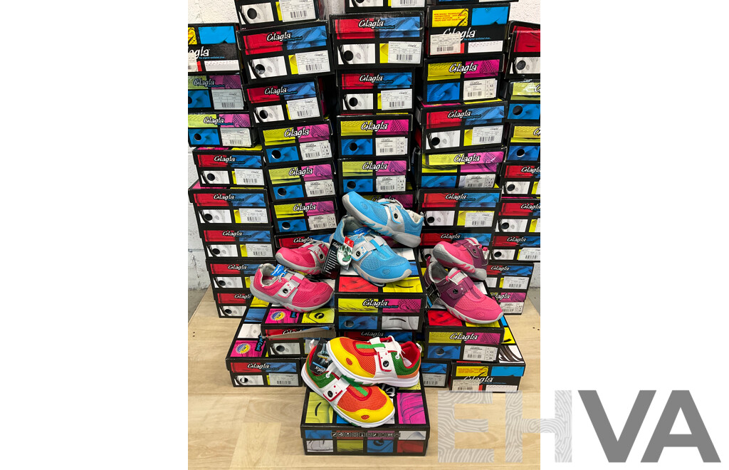 GLAGLA Women's, Men's, Kid's Shoes - Lot of 52