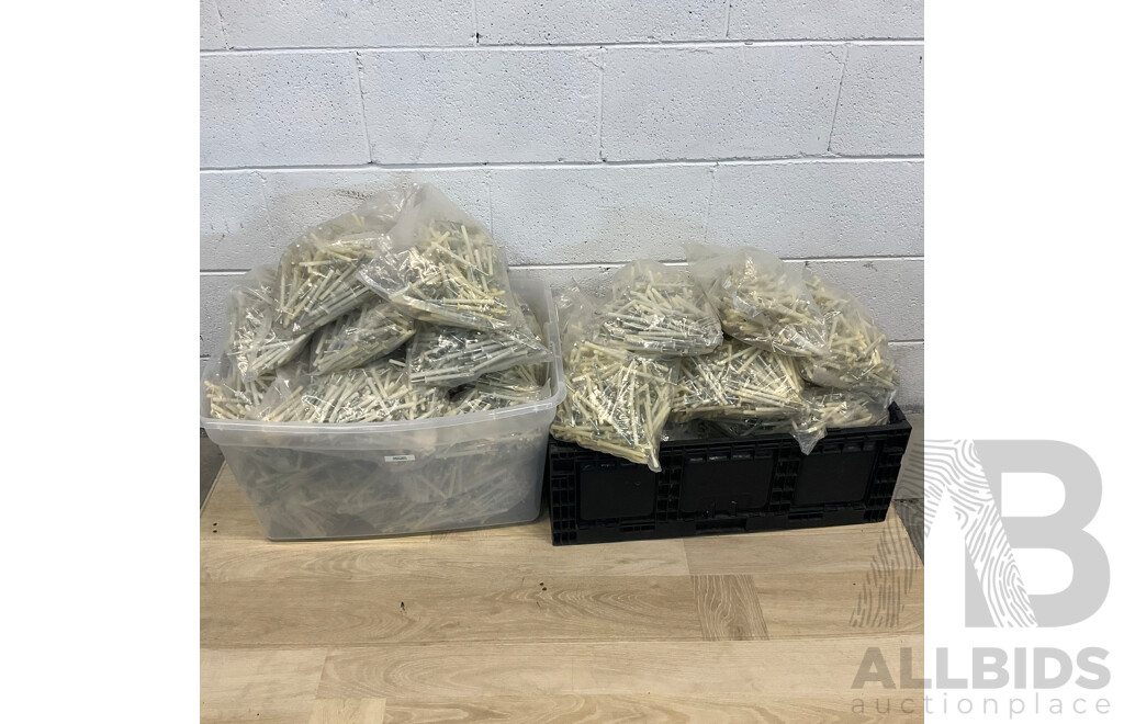 Wall Fasteners Nylon Nail in Anchors - Bulk Lot