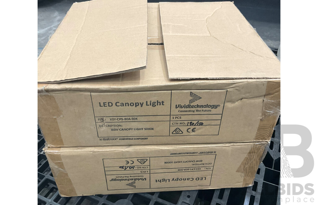 VIVIDTECHNOLOGY LED Canopy Light - Lot of 2