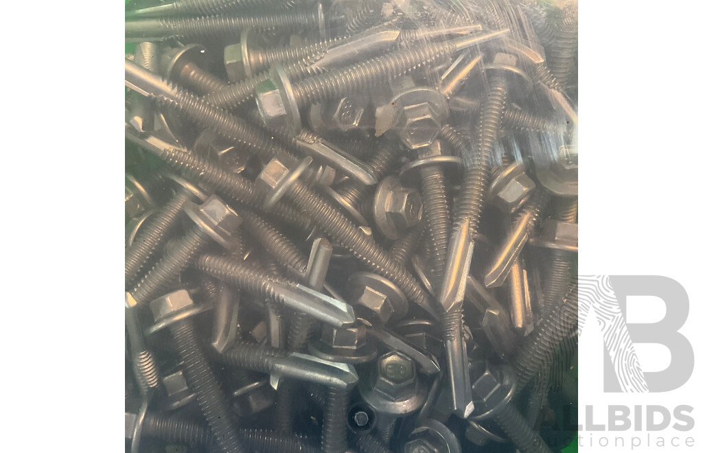Hex Head Metal Screws 60mm - Total in 5 Boxes