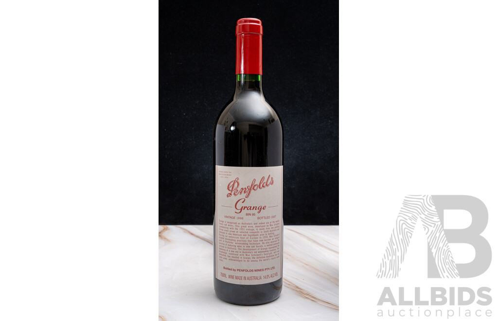 Penfolds Grange Bin 95, Vintage 1996