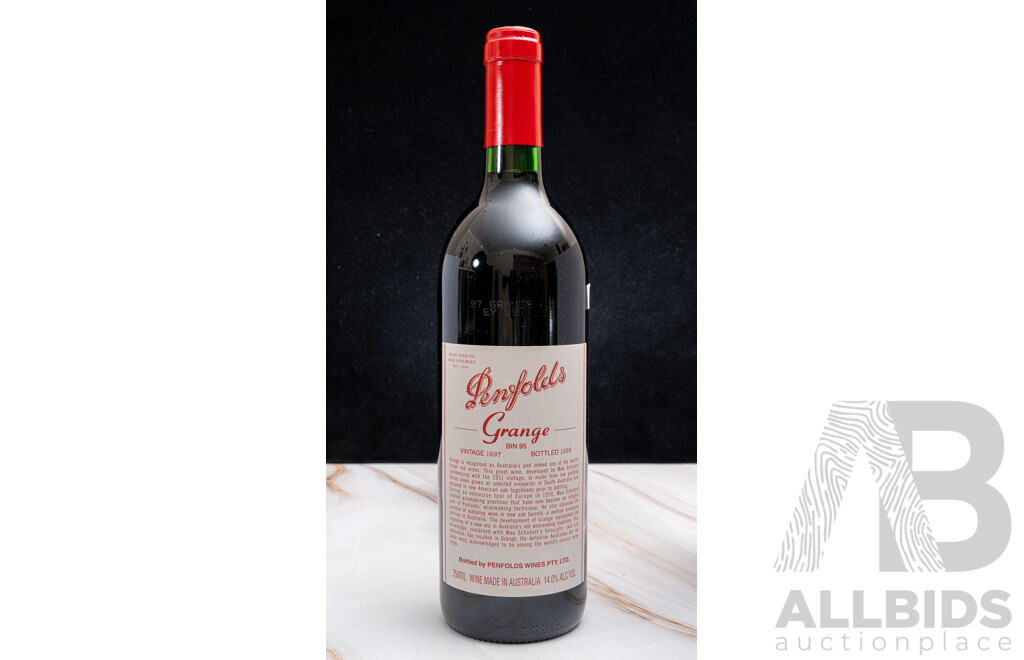 Penfolds Grange Bin 95, Vintage 1997